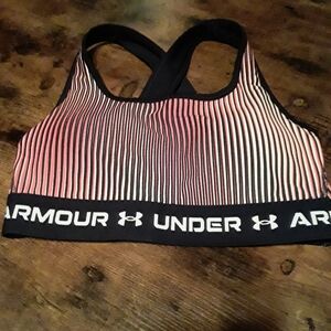NWOT Under Armour Small Colorful Compression Sports bra